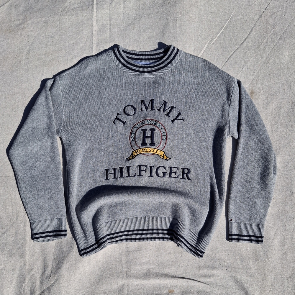 Tommy Hilfiger Embroidered Crewneck Sweater - Men's Medium